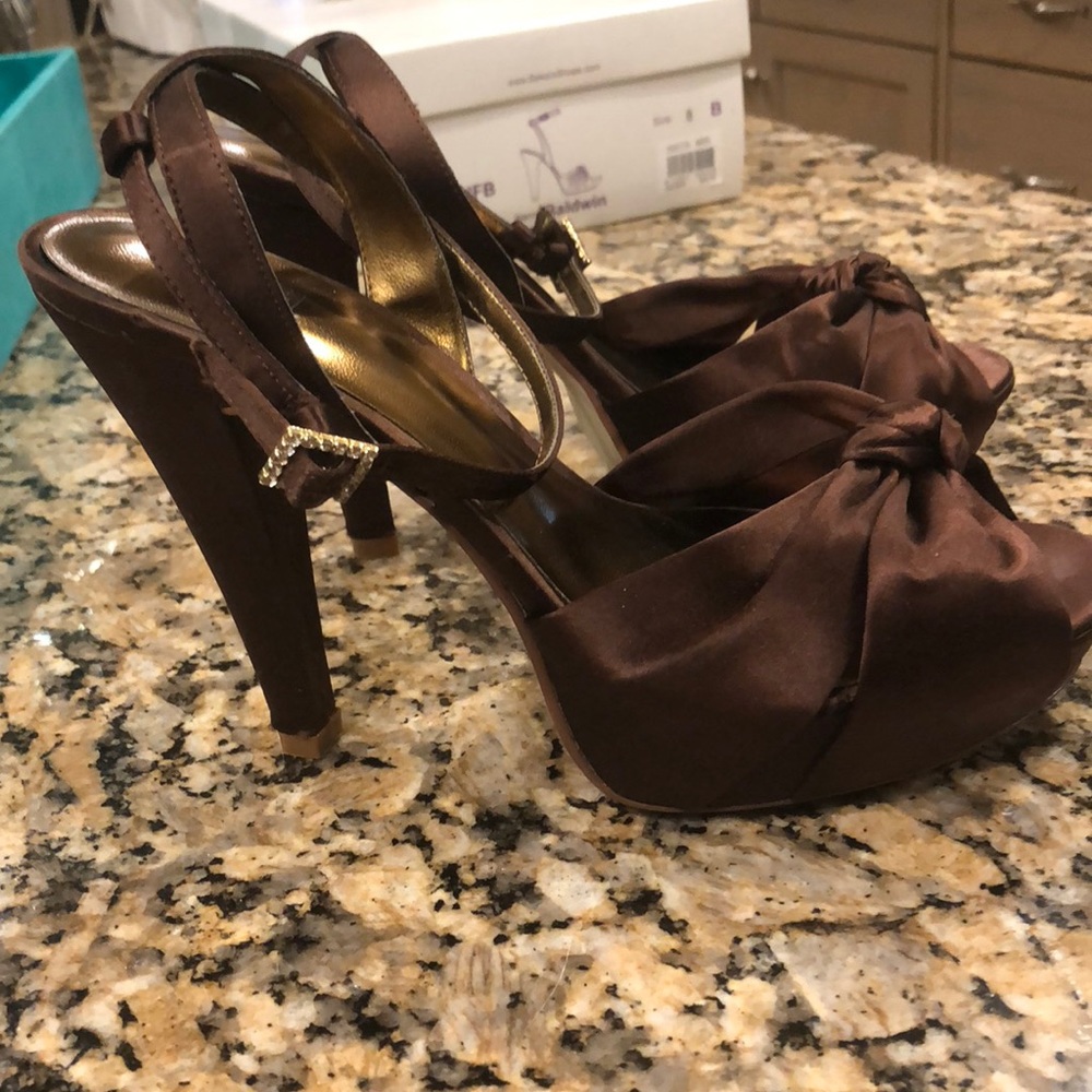 Brown heels